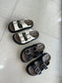 Casual Double Adjustable Strap Sliders